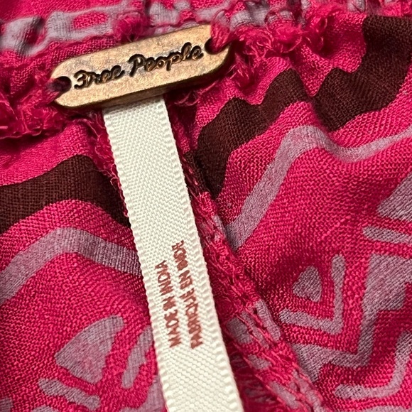 Free People Wide Leg Jumpsuit Fushia Halter Medium - Picture 3 of 6